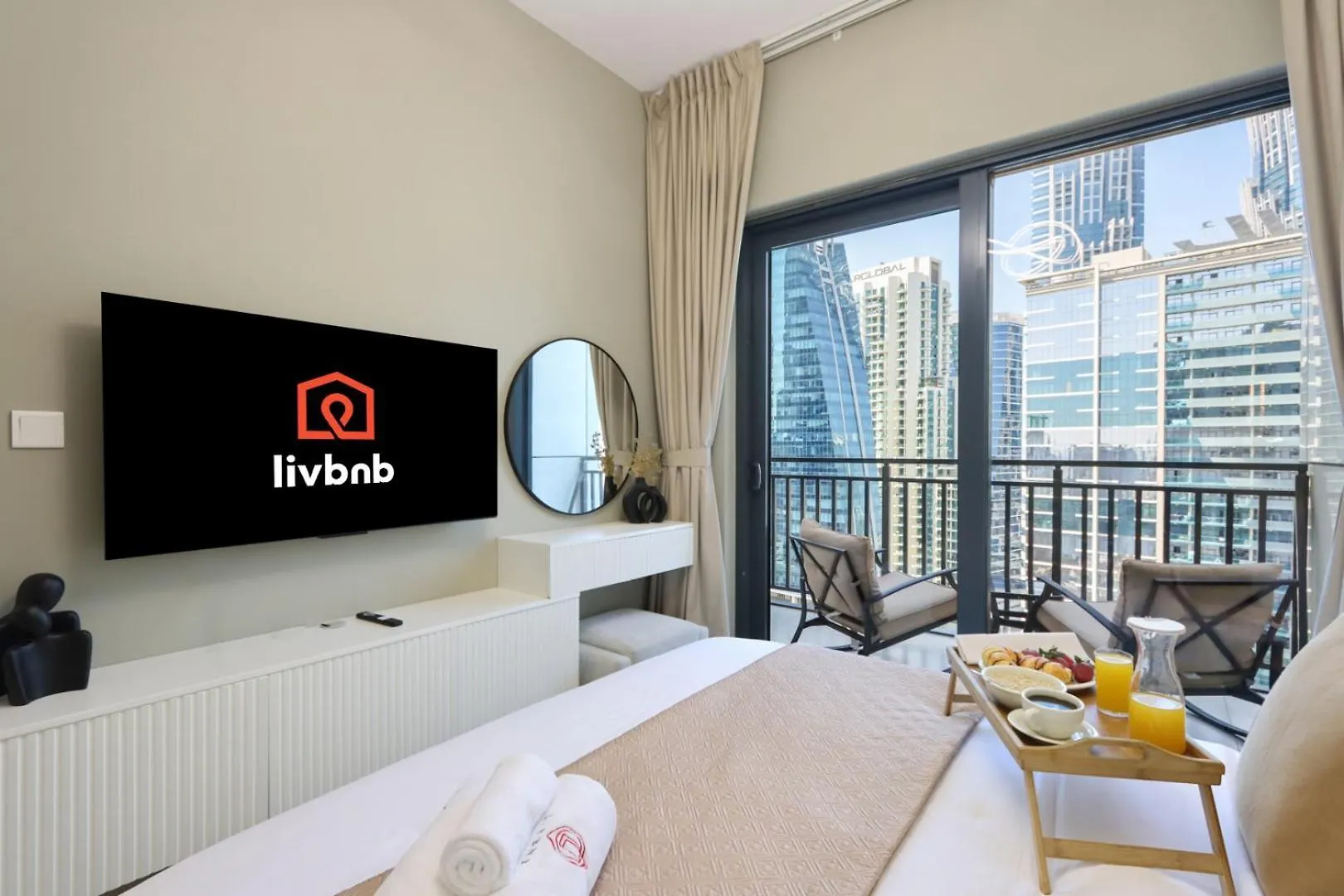 Livbnb-1B Urban Serenity With Private Balcony Dubai 0*,  Birleşik Arap Emirlikleri